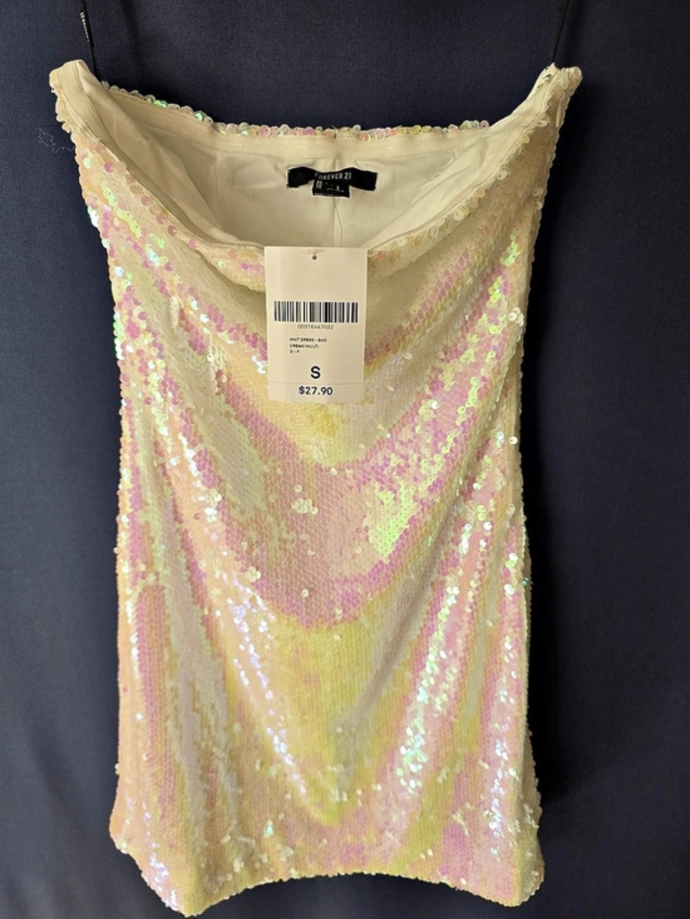 Forever 21 Sequin Camisole in Yellow & Pink Size Small NWT